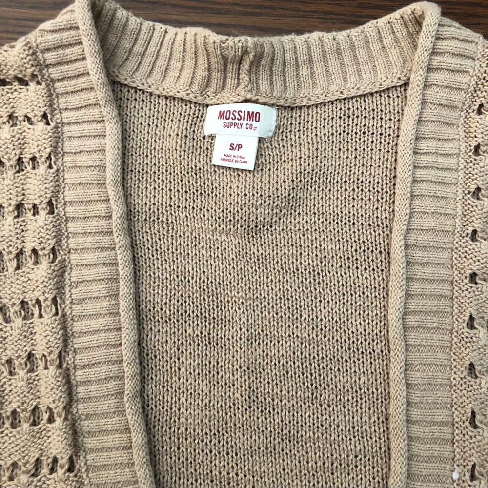 Mossimo sleeveless open cardigan size S - Picture 3 of 8